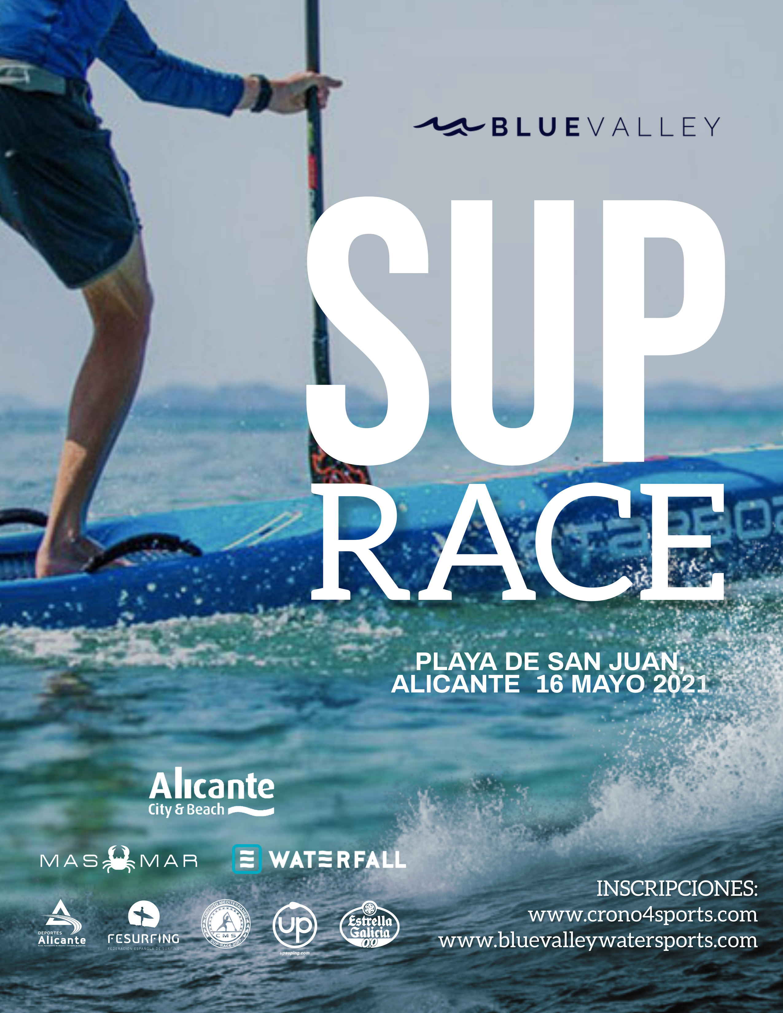 Cartel BLUE VALLEY SUP RACE 2021
